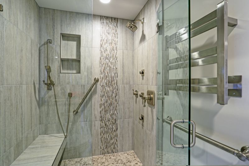 Large Glass Walk-In Showers